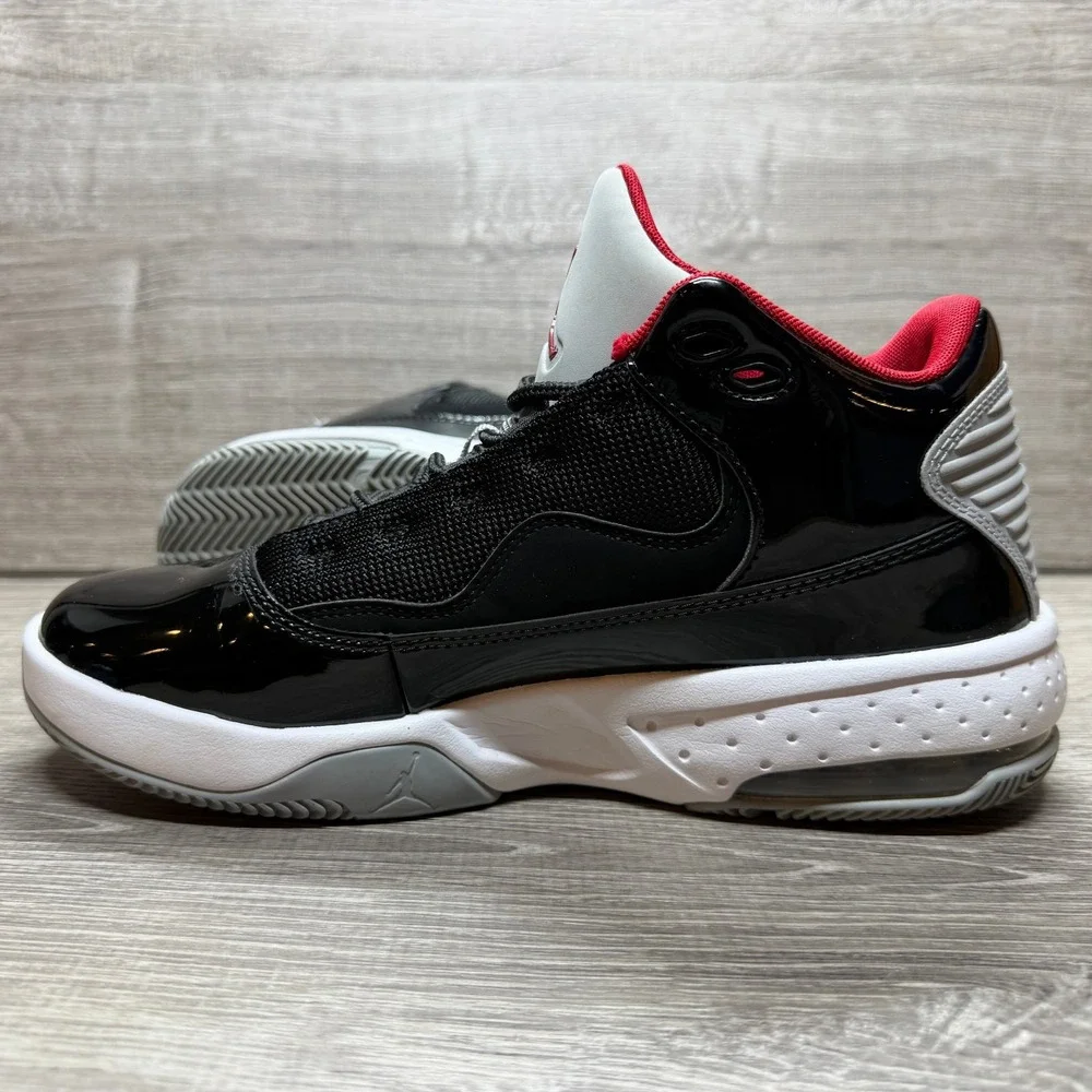 Jordan Max Aura 2 Black Cement Sneakers Shoes GS 6.5Y Women's 8 CN8094-006